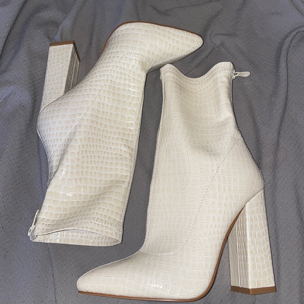 Cream heels